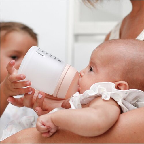Suavinex Zero Zero M steklenička za dojenčke M Medium Flow 3 m+ 270 ml Slike