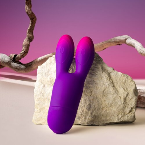 Rocks Off Ltd. Glo-Girl Bunny Purple Slike