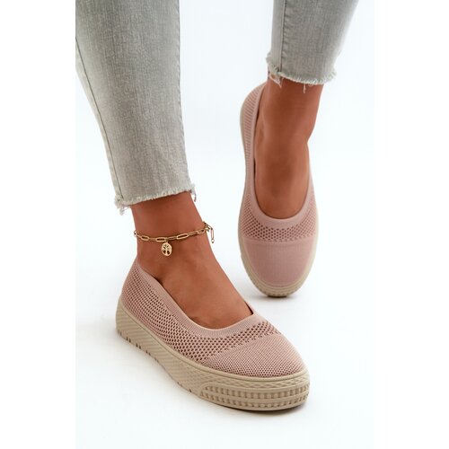 PE1 Women's Slip-on Platform Sneakers Pink Pimadea Cijene