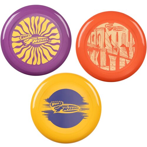WHAM - O Frisbee Komplet 3 Letečih Diskov, 25.27 cm za Otroke 5+ – 130 g, (22088656) Cene