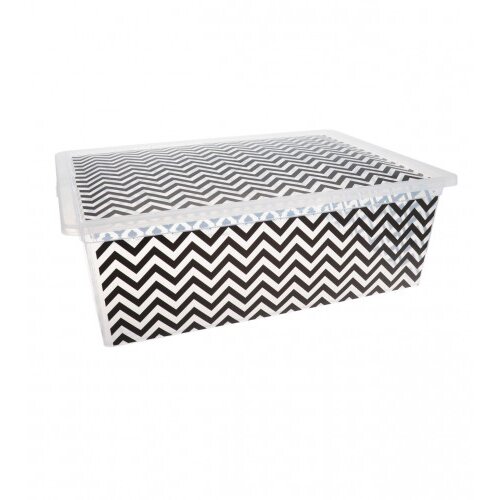 QUTU Kutija za odlaganje 37x52,5x17,5cm 25l ZIG ZAG Cijene