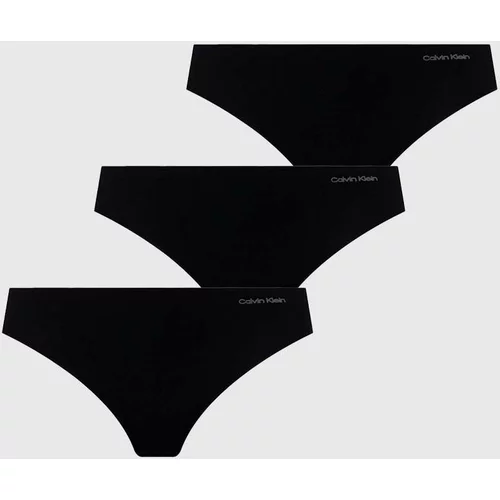 Calvin Klein Underwear Tange 3-pack boja: crna