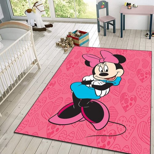  Dečiji tepih sa gumenom podlogom 120x180cm - Minnie roze, TG-179 Cene