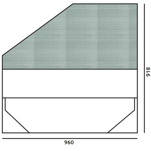Jela OBLAZINJENA POSTELJA ARC 90X200 CM - KR90K-AR-Zelena Cene