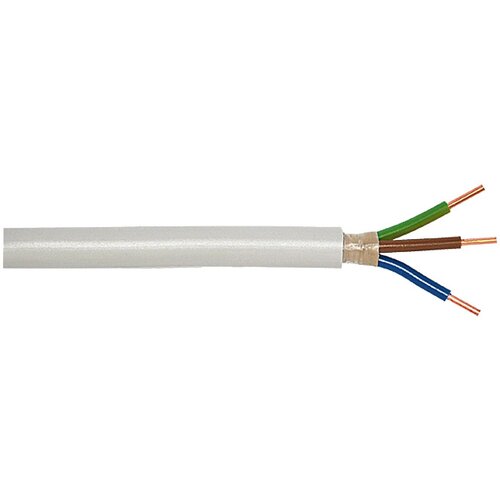 V Električna napeljava v vlažnih prostorih (NYM-J3G 2,5, 10 m, siva) Cene