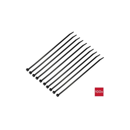 TRU COMPONENTS TC-12523696 vezice 250 mm 4.8 mm crna otporna na hladnoću 100 St. Cene