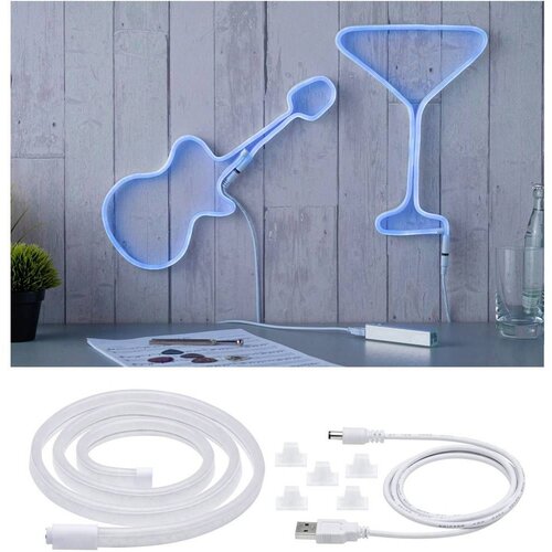 PAULMANN Neon Colorflex USB traka plava 1m 4.5W 5V plava/bijela plastika 70564 led traka s utikačem 5 V 1 m Cijene