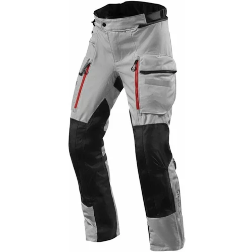Rev'it! Sand 4 H2O Silver/Black M Longer Tekstilne hlače