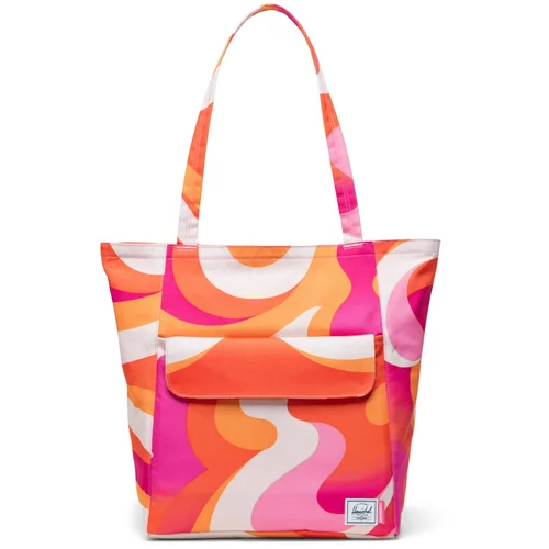 Herschel Shopper torba narančasta / roza / crvena / bijela