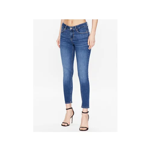 Liu Jo Jeans hlače UXX042 D4811 Mornarsko modra Skinny Fit
