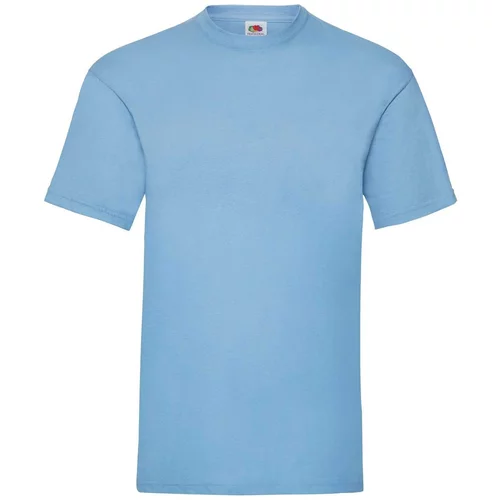 Fruit Of The Loom Men's Blue T-shirt Valueweight