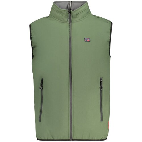 Norway 1963 mu&amp;scaron;ki softshell prsluk s kapuljačom maslinasto zelena Slike