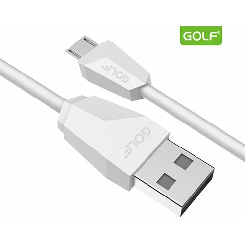 USB kabl na mikro usb 2m golf GC-27M beli Cene