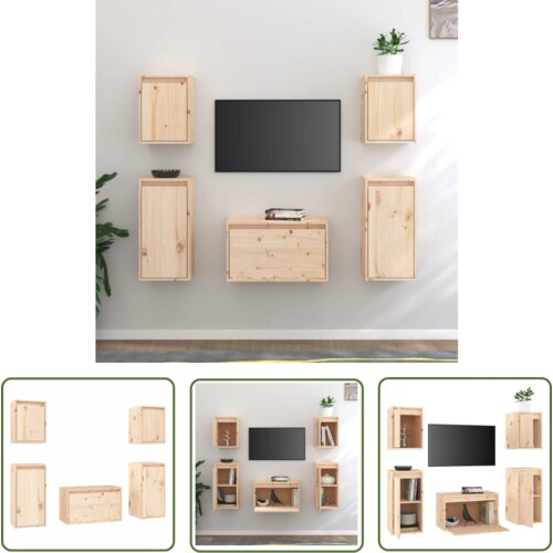 The Living Store TV omarica 5 kosov trdna borovina - TV Omarica, (21738365) Cene