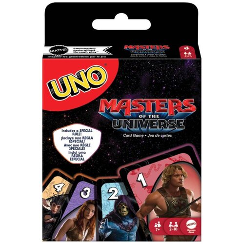 Mattel dru&amp;scaron;tvena igra uno - masters of the universe - card game Slike