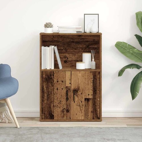 VidaXL Regal za knjige boja starog drva 60x24x85 cm konstruirano drvo Slike
