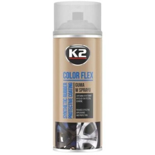K2 auto care tekoča guma v spreju Color Flex 400 ml, transparent Cene