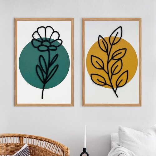 Wallity slika wildflower dreams, 2 dela, 50 x 35 cm Cene