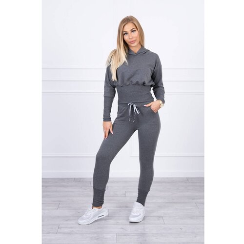 Kesi Set with wide cuffs graphite Slike