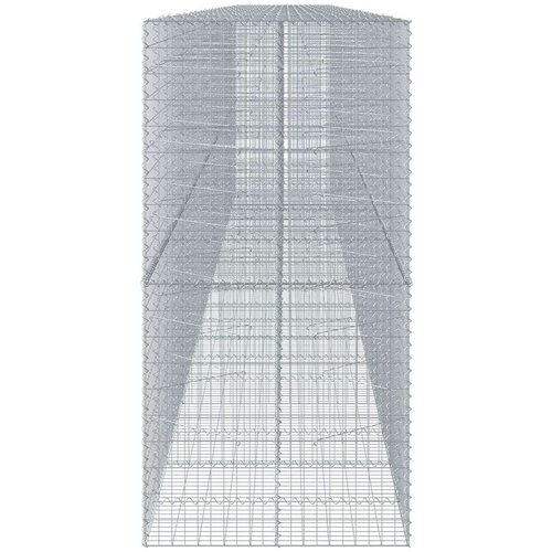 VidaXL Gabionska ko&amp;scaron;ara s poklopcem 1050x100x200 cm pocinčano željezo Slike