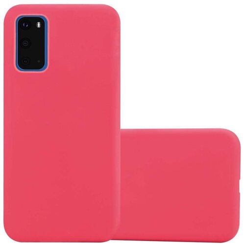 Cadorabo Case, združljiv s Samsungom v Candy Red - Za&amp;scaron;čitni pokrov iz fleksibilnega silikona TPU, (20570087) Slike
