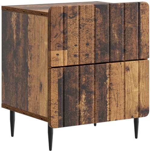 vidaXL Noćni ormar Staro drvo 43 x 34 5 x 49 5 cm Konstruirano drvo - Staro drvo 1 Cene