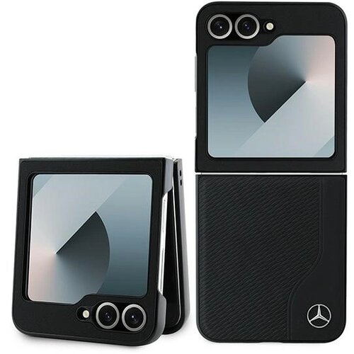 Mercedes-Benz MERCEDES USNJENA LESENA ETUIJKA MAGSAFE ZA SAMSUNG GALAXY Z FLIP 6 ČRNA, (21898391) Cene