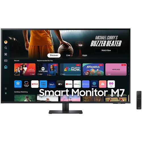 Samsung Monitor 43" Smart M7 LS43DM702UUXDU, VA 4K UHD, 60Hz, 4ms, 2x HDMI, USB-C, WiFi, Bluetooth, Zvučnici Cijene