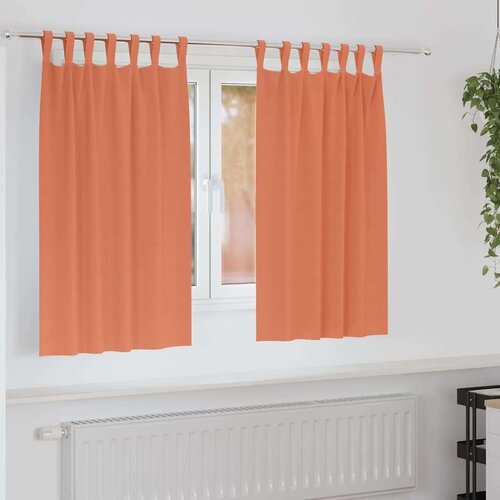  Zavjese sa zavjesama 2 pcs Terakota Poliester Cijene