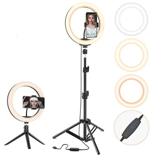  led ring svetlo u obliku prstena velicine 30cm sa stativom za smikanje, fotografisanje, pozadinsko osvetljenje selfi selfie prsten 12" Cene