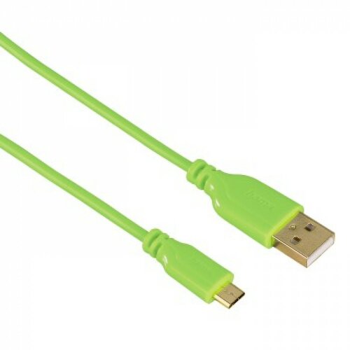 Hama Micro USB kabl pozlata Green 0.75m- 135702 kabal Slike