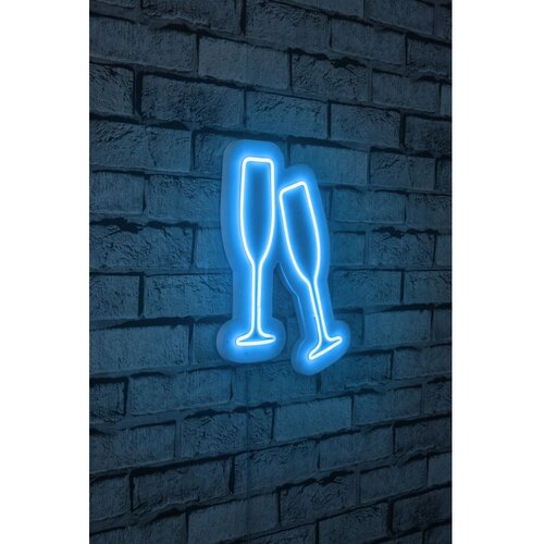 Wallity Zidna LED dekoracija Champagne Glasses, IP67, 375 cm 12V, Plava Cene