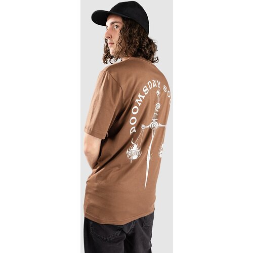 Doomsday Society Justice T-shirt brown Cene