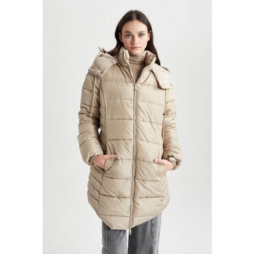 Defacto Waterproof Hooded Puffer Down Parka Parka Slike
