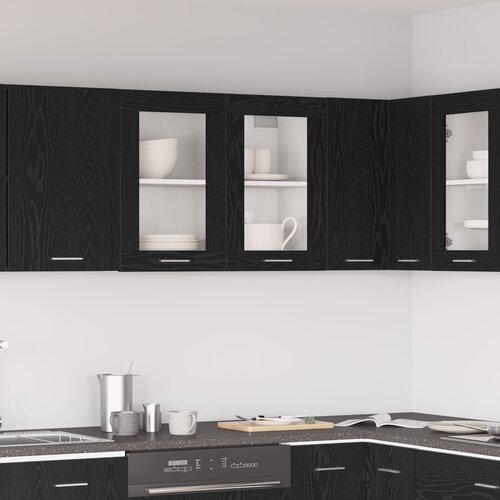vidaXL Kuhinjski Ormar Crni hrast Konstruirano drvo 80 x 31 x 60 cm Cijene