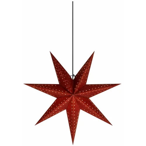Markslöjd crvena božićna viseća svjetleća dekoracija embla, visina 45 cm