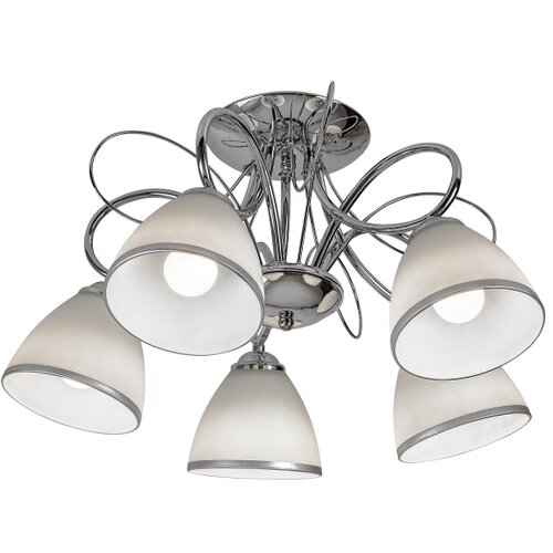Brilagi plafonski luster fred 5xE27/60W/230V prečnik 59 cm sjajni hrom Slike