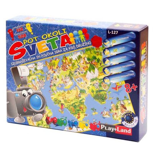 Play Land poučna družabna igra pot okoli sveta Cene