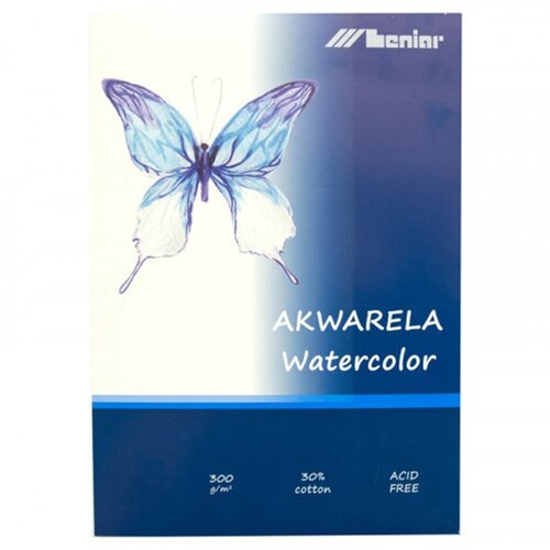 Akvarel blok 10 listova 297 x 420 mm Slike