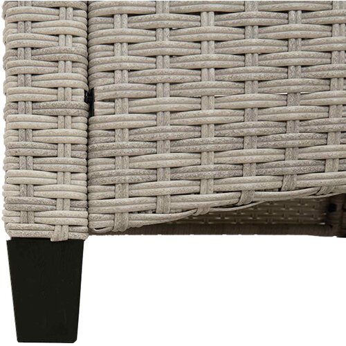  Vrtna klupa s jastukom 105 x 60 x 112 cm čelik Slike