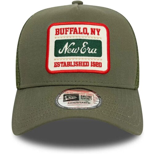 New Era Mu&amp;scaron;ki kačket Ne patch trucker, Maslinasti Slike