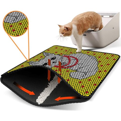 WALLXPERT Nrszn0208 multicolor cat litter mat Cene