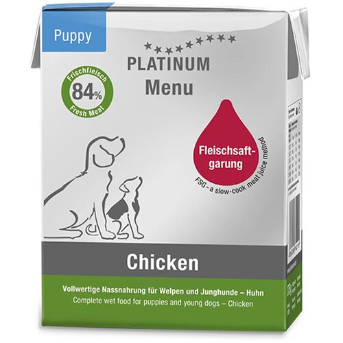 Platinum Menu Vlažna hrana za &amp;scaron;tence, Sa piletinom, 185 g Slike