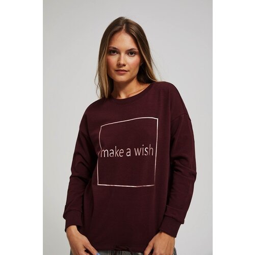 Moodo Simple sweatshirt with print Slike
