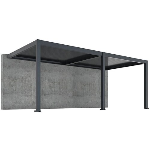  Pergola - stenska Bellano S25 (Barva ogrodja: Antracit, Aluminij, &amp;Scaron; x G x V: 6 x 3 x 2,5 m) Slike