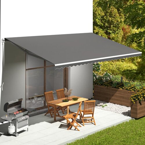 VidaXL Nadomestno blago za tendo antracitno 6x3,5 m Slike