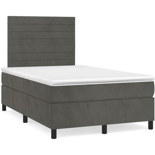  box spring s madracem tamnosivi 120 x 190 cm bar&scaron;un Cijene