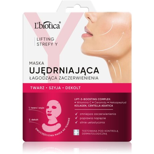 L´Biotica Lifting Y Zone lifting in učvrstitvena maska za obraz in dekolte 1 kos Cene