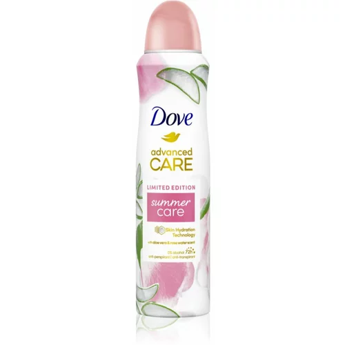 Dove Advanced Care Summer Care antiperspirant v pršilu 72 ur Limited Edition 150 ml