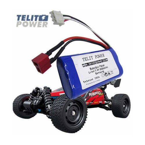Telit Power 4WD SCY 16201 baterija Li-Ion 7.4V 2500mAh za trkački auto ( P-2264 ) Slike